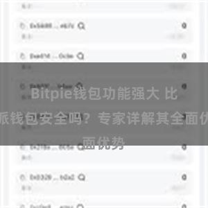 Bitpie钱包功能强大 比特派钱包安全吗？专家详解其全面优势