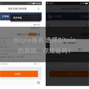 Bitpie排名 选择Bitpie的原因，你知道吗？