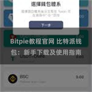 Bitpie教程官网 比特派钱包：新手下载及使用指南