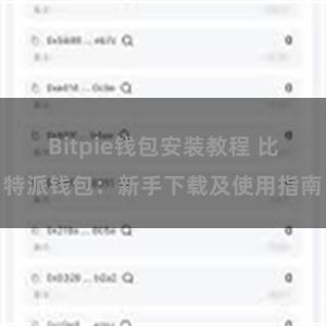 Bitpie钱包安装教程 比特派钱包：新手下载及使用指南