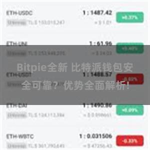 Bitpie全新 比特派钱包安全可靠？优势全面解析!