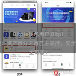 Bitpie钱包用户 Bitpie钱包：资产百分之百自主掌控，安全可靠！