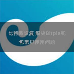 比特派恢复 解决Bitpie钱包常见使用问题