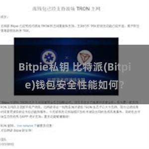 Bitpie私钥 比特派(Bitpie)钱包安全性能如何？