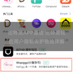 比特派APP直连 比特派钱包用户隐私保护措施详解