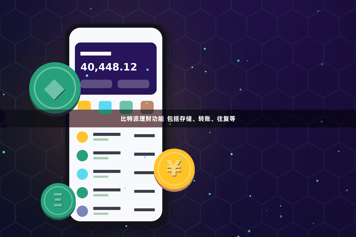 比特派理财功能  包括存储、转账、往复等